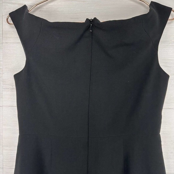 Black Halo Claire Off the Shoulder Sheath Dress Women Size 8 Knee Length Lined - Picture 7 of 16